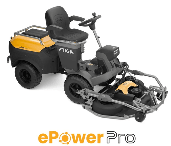 NYHET! STIGA ePark PRO batteridrevet frontrider